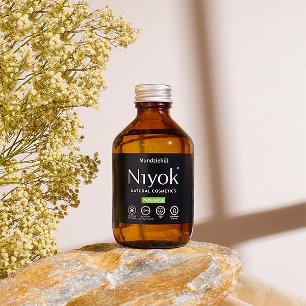 Image du produit Niyok Bain de bouche à la menthe poivrée 200 ml (200 ml, Cure-dents)