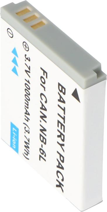 Actual product image AccuCell Battery suitable for Canon Powershot SD770 IS, NB-6L (Rechargeable battery)