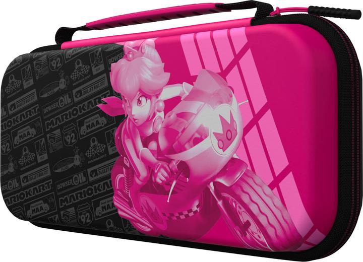 Actual product image PDP Travel Case Plus Glow Grand Prix Peach Switch bag (Switch, Switch Lite, Switch OLED)
