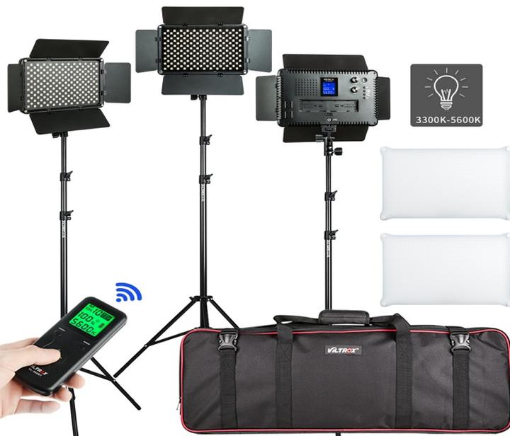 Produktbild Viltrox VL D640T LED Light Triple Kit