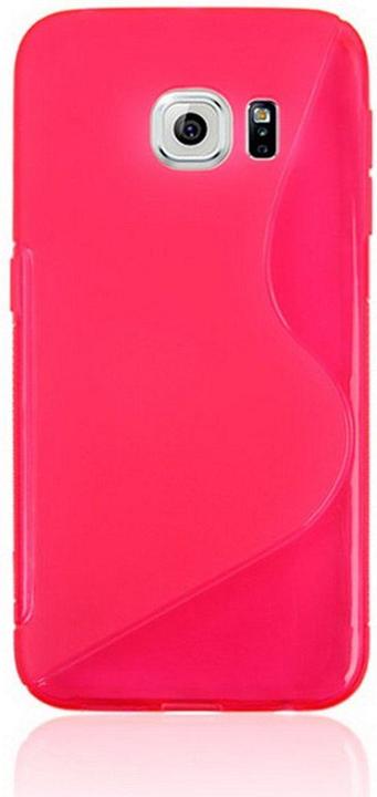 Actual product image König Design Mobile Case TPU Case for Mobile Samsung Galaxy S6 Edge SM G925 Pink (Samsung Galaxy S6 Edge)