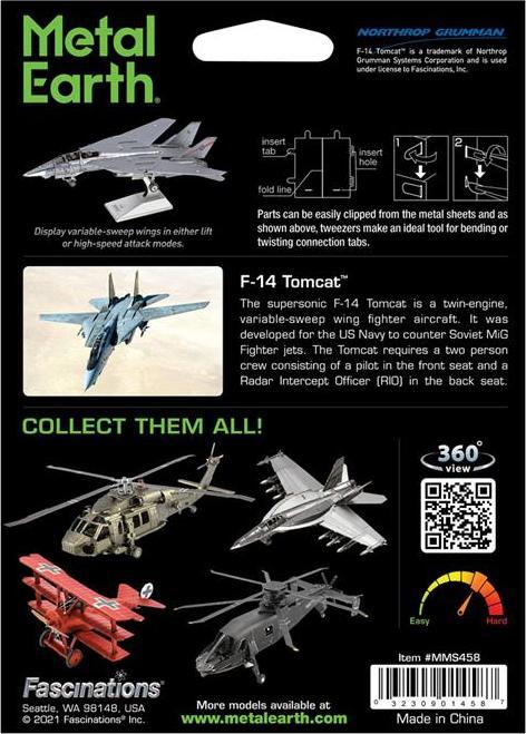 Immagine prodotto Metal Earth F-14 Tomcat