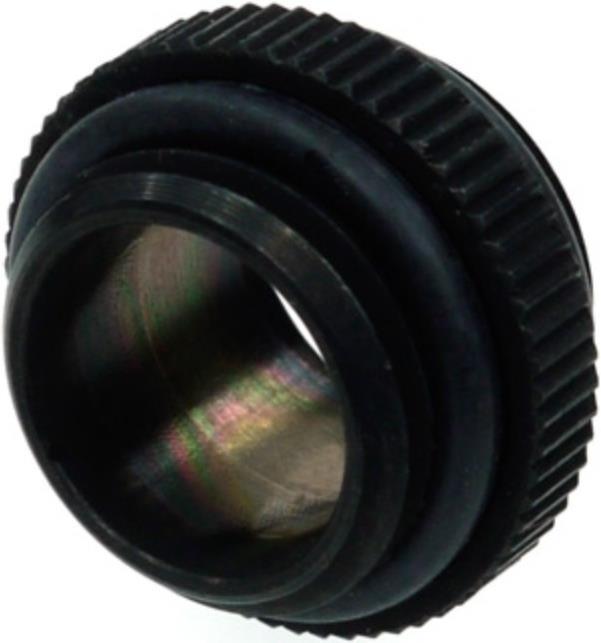 Image du produit Alphacool Mamelon double HF G1/4 ET à G1/4 ET avec joint torique noir profond