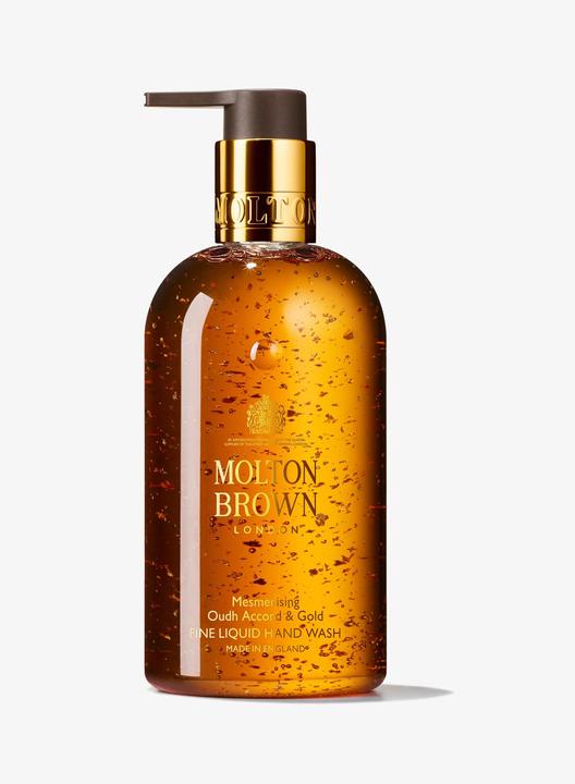 Image du produit Molton Brown Festive Frankincense & Allspice Fine Liquid Hand Wash Mesmerising Oudh Accord & Gold (Savon liquide, 300 ml)