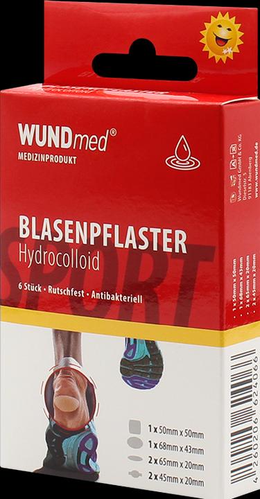 Produktbild Wundmed 6x Blasen-Pflaster transparent in 4 Grössen