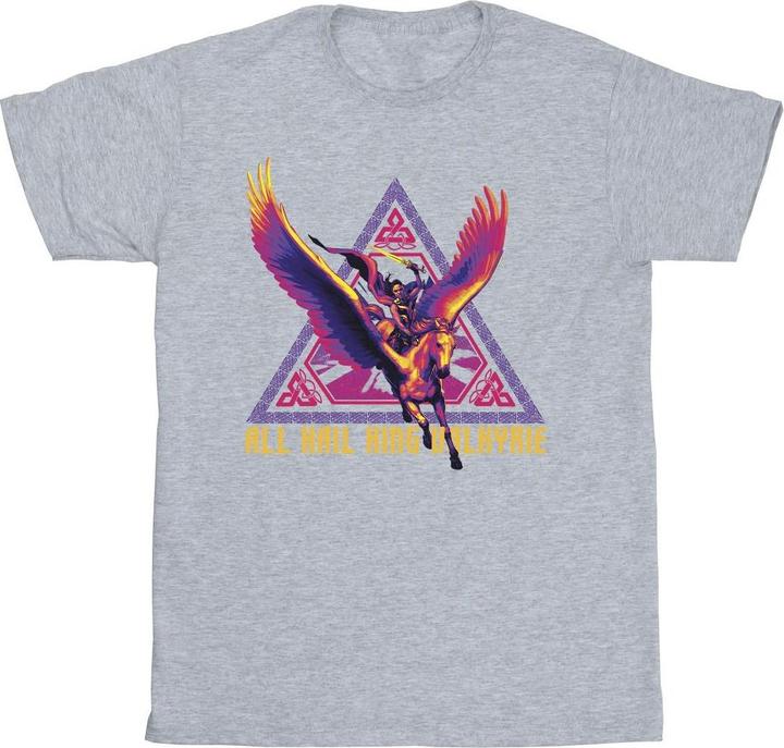 Actual product image Mens Thor Love And Thunder All Hail Valkyrie T-Shirt (XXL)