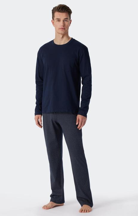 Image du produit Schiesser pyjama long naturel 100% coton | aussi grande taille (106)