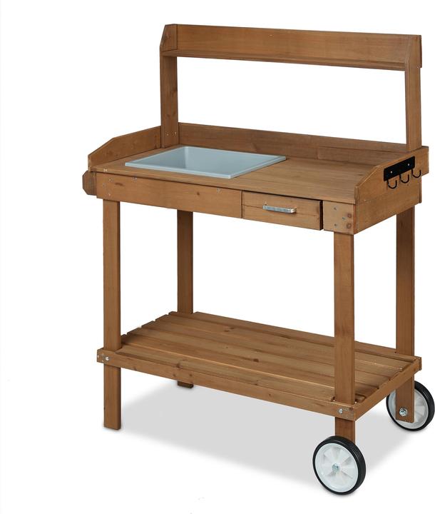 Actual product image Relaxdays Plant table, 3 Tiers