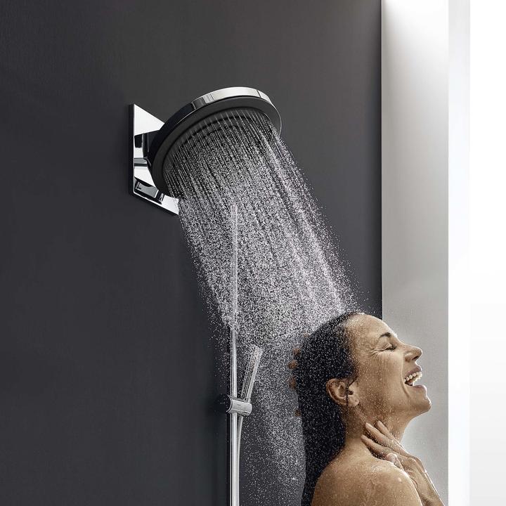 Produktbild hansgrohe HG Kopfbrause PULSIFY 260 2jet mit Wandanschluss EcoSmart Version chrom (2 Strahlarten)