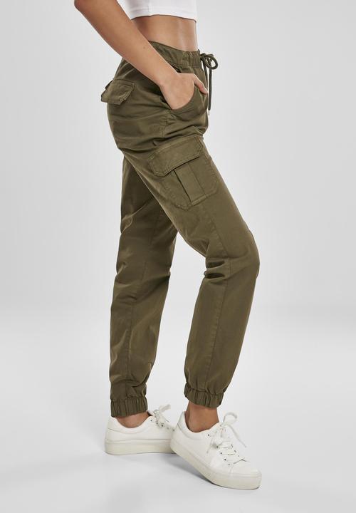 Image du produit Urban Classics Ladies High Waist Cargo Jogging Pants (M)