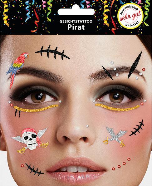 Immagine prodotto Sombo Tatouage del viso piratesco