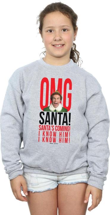 Image du produit Elf - Sweat OMG SANTA KNOW HIM - Fille (152, 158)