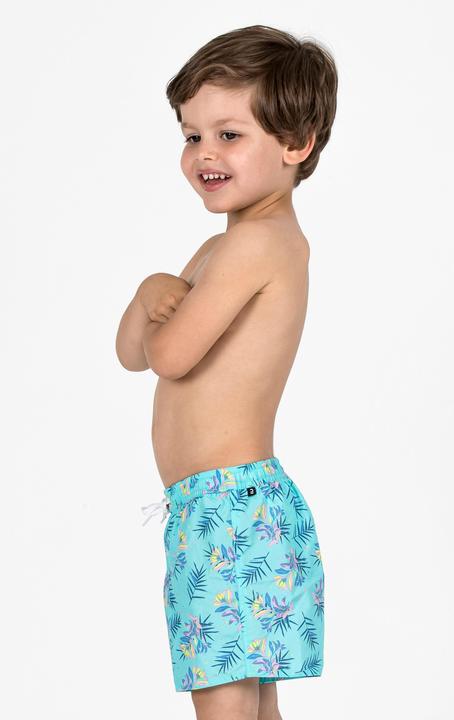 Produktbild Olaian Boardshorts Jungen 100 Palm türkis (5, 6)