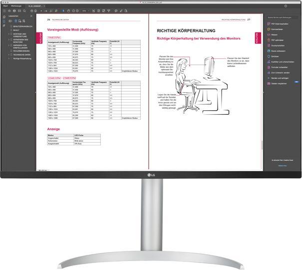 Immagine prodotto LG 32UP550-W (3840 x 2160 pixel, 32")