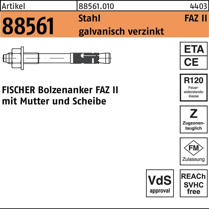 Produktbild Fischer Bolzenanker bolzen (25 Stk.)