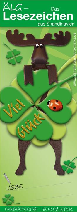 Scandinavian Bookmarks Bookmark moose, good luck