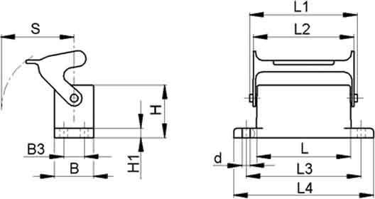 Produktbild Lapp Anbaugehäuse EPIC® H-A 16 1046