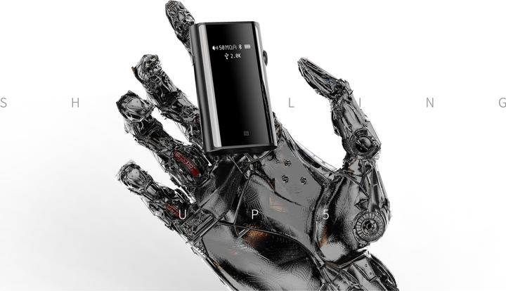 Actual product image Shanling UP5 (Display, Microphones, gain switch, USB-DAC, Bluetooth)