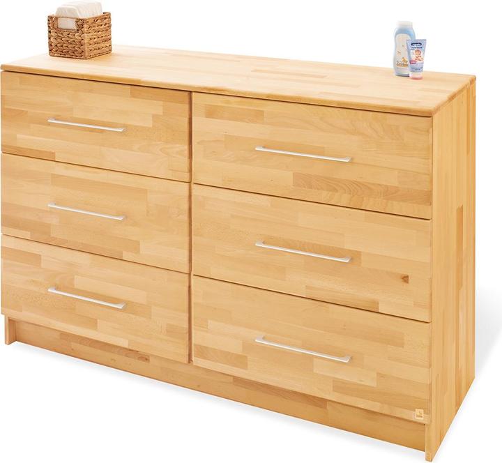 Actual product image Pinolino Economy set Natura extra wide (Baby cot, Changing unit)