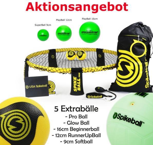 Produktbild IQ Sport Roundnet, Bounceball Pro Set inkl. 5 Extrabällen