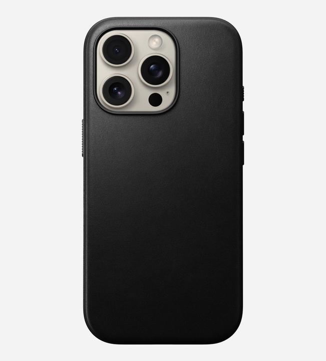 Produktbild Nomad Modern Leather Case iPhone 16 Pro Black (Apple iPhone 16 Pro)