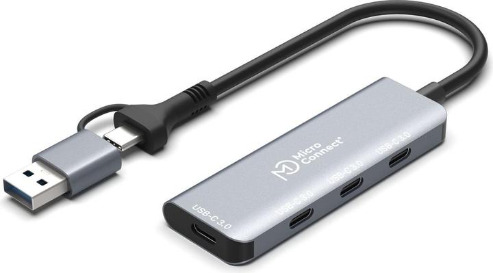 Actual product image MicroConnect USB 3.2 GEN1 Dual Port (USB-C, 4 Ports)