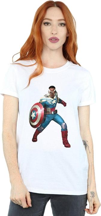 Immagine prodotto Falcon Is Captain America Maglietta Ampia Donna (XL)