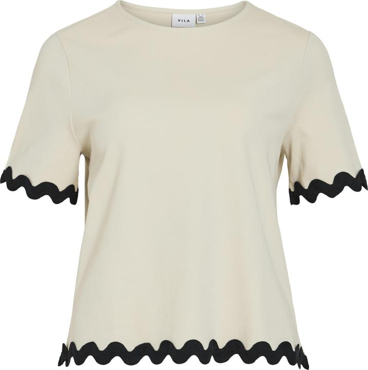 Actual product image Vila VICALISA Rundhals Oberteil mit kurzen Ärmeln (XXL)