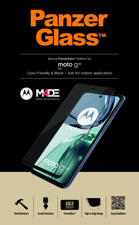 Actual product image PanzerGlass Edge-to-edge (1 Piece, Motorola Edge 30)
