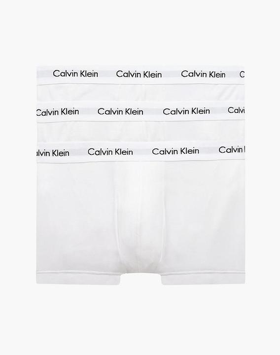 Produktbild Calvin Klein Low Rise Trunk "Cotton Stretch" weiss (L, 3er Pack)