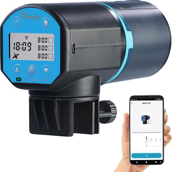Image du produit Sweetypet Distributeur automatique de nourriture pour poissons WLAN intelligent (Alimentation automatique Digital)