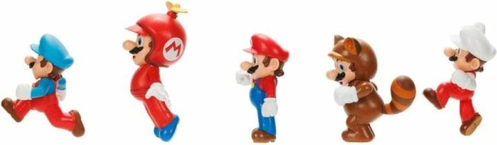 Image du produit Jakks Pacific Super Mario Figurines Mario Pack de 5 6,5 cm