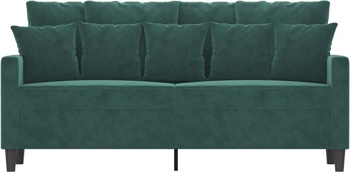 Produktbild VidaXL 2-Sitzer-Sofa Dunkelgrün 140 cm Samt,Farbe (2-Sitzer)