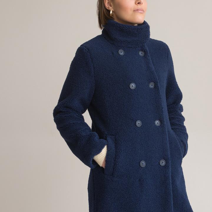 Produktbild Anne Weyburn Bouclé-Mantel mit Knopfverschluss (46)