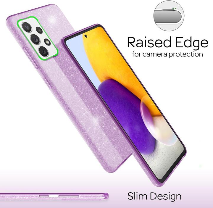 Produktbild Nalia Glitzer Handyhülle (Samsung Galaxy A72)