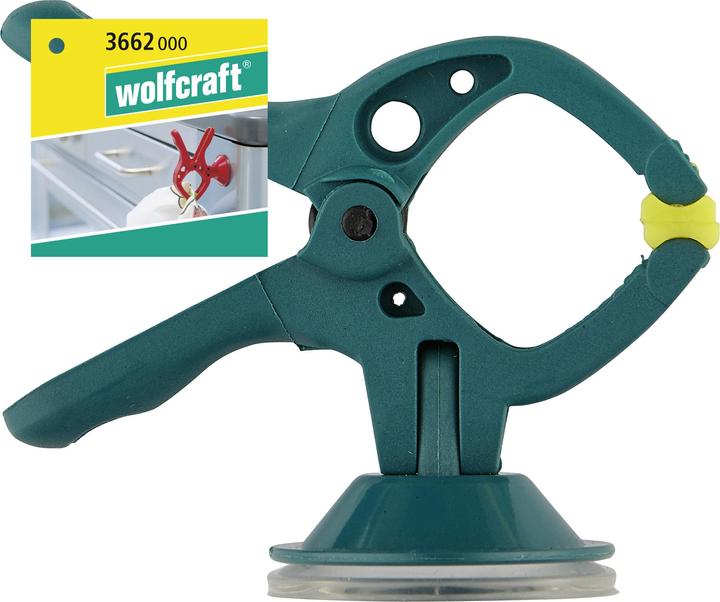 Actual product image wolfcraft wolfcraft 1 microfix S Mini-Federzwinge m.Saugnapf (20 mm)