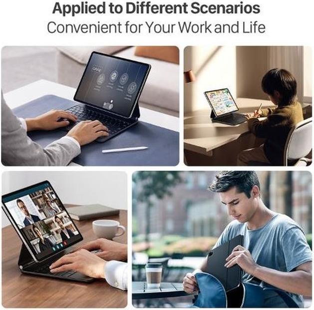 Actual product image Dux Ducis MK Series Keyboard Case (US, iPad Pro 12.9 2022 (6th Gen), iPad Pro 12.9 2021 (5th Gen), iPad Pro 12.9 2020 (4. Gen))