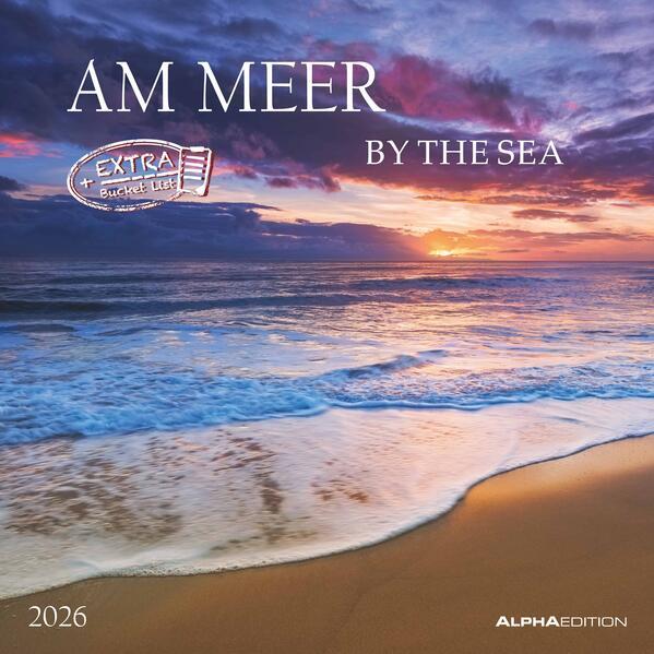 Image du produit AmMeer2026Broschürenkalender,30x30cm,WandkalendermitPlatzfürNotizenund (30 x 30 cm, Couverture rigide, Néerlandais, Anglais)