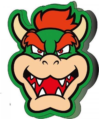 Produktbild GED Cuscino Super Mario Bros Bowser 3D 40cm