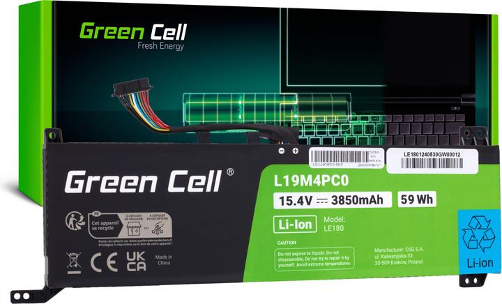 GreenCell Green Cell L19M4PC0 Battery for Lenovo Legion 5P-15IMH05 5P-15IMH05H 5-15IMH05 5-15IMH05 5-15IMH05H