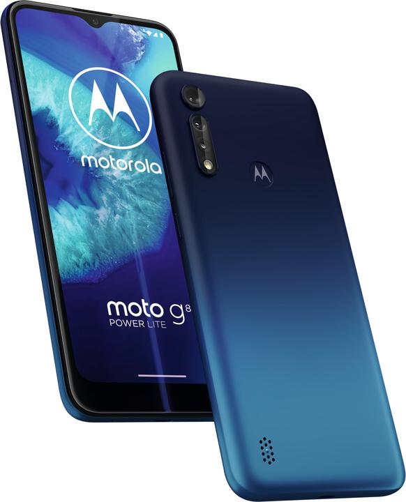 Motorola Moto G8 Power Lite (64 GB, Royal Blue, 6.50", Dual SIM, 16 Mpx, 4G)