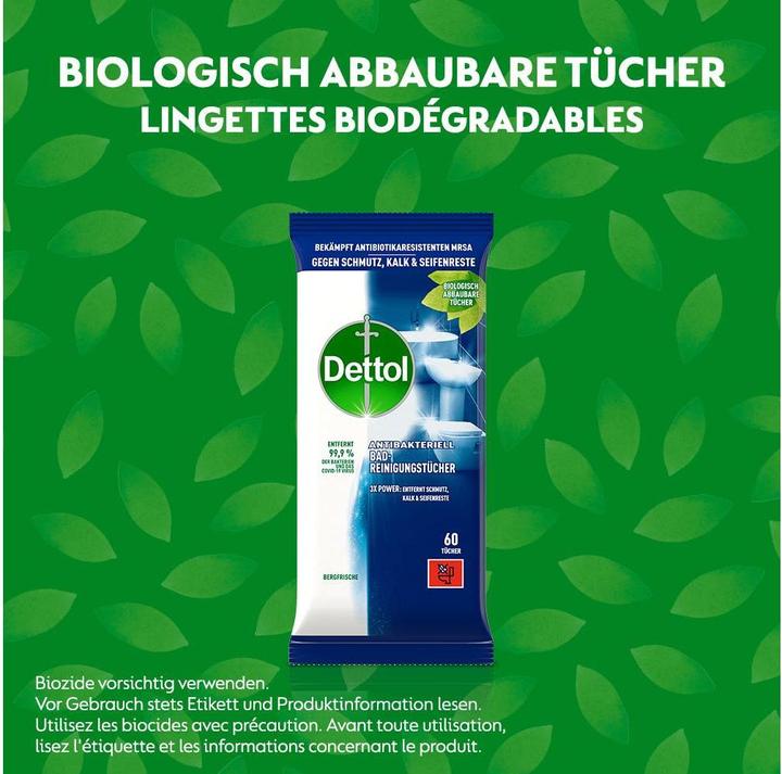Produktbild Dettol Badreinigungstücher