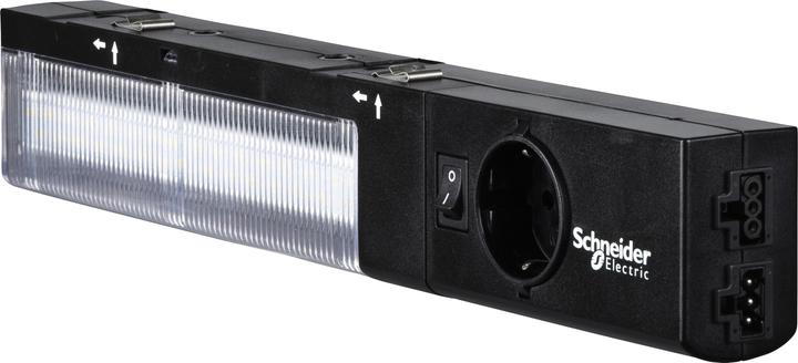 Produktbild Schneider Electric LED Leuchte mit Schuko m. Steckdose