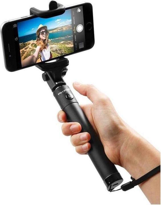 Produktbild Akashi Ausziehbare Selfie-Stange 18 bis 80cm + Auslöser