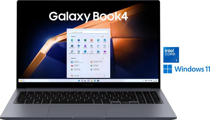 Immagine prodotto Samsung Galaxy Book4 (15.60", Intel Core 5 120U, 16 GB, 512 GB, DE)