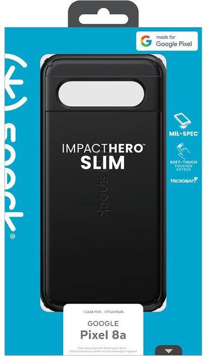 Immagine prodotto speck ImpactHero Slim - Custodia per Google Pixel 8A (nero) (Google Pixel 8a)