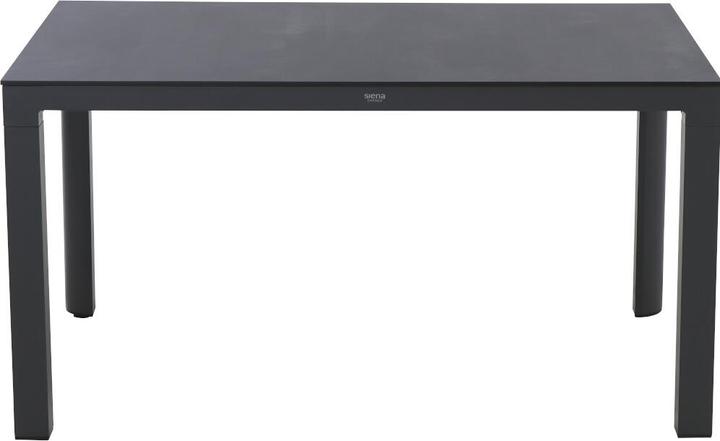 Immagine prodotto Siena Garden Silva Dining Tisch 137,5 x90cm matt anthrazit / HPL ferro (140 cm)