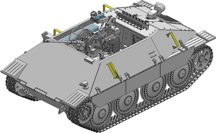 Immagine prodotto 1:35 Veicolo blindato di recupero 38(t) Hetzer 2cm FlaK38