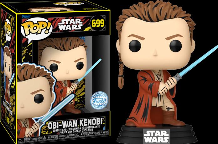Image du produit Funko POP! Star Wars La Menace Fantôme Obi-Wan Kenobi (Retro) Exclusive