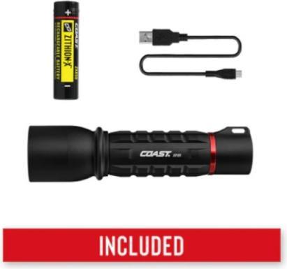 Immagine prodotto Coast Torcia LED XP9R Focalizzabile sulla costa con batteria ricaricabile (13 cm, 1000 lm)